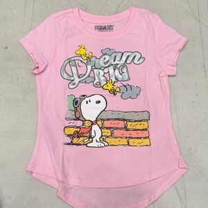 Peanuts Pink Snoopy 'Dream Big' Tee